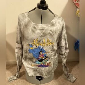 Disney Aladdin Tie Dye Shirt size Large